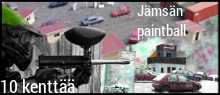 9 kenttää paintballia